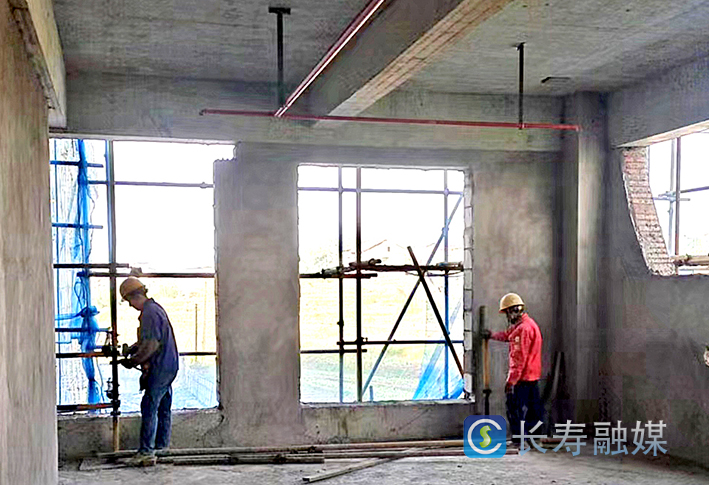 兴隆老年养护院主体结构施工完毕 (4)