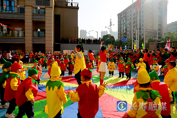 区树人幼教集团菩提分园和树人路分园亲子运动会 (3)