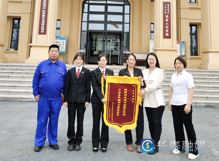 晏家人民法庭护航企业调解矛盾
