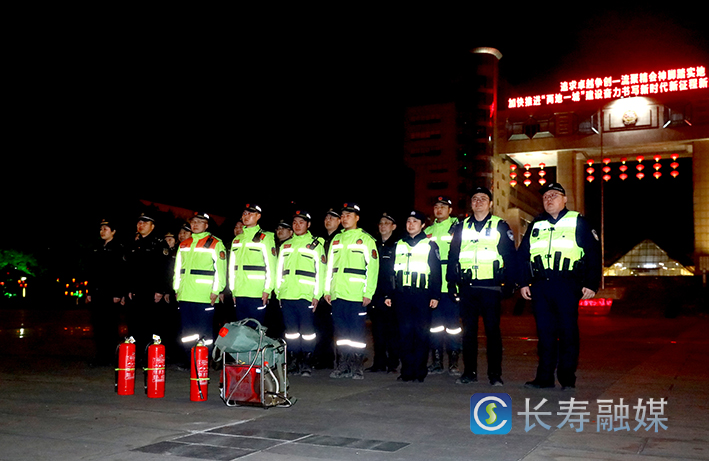 长寿加强巡查值守 做好禁燃禁放工作 (1)